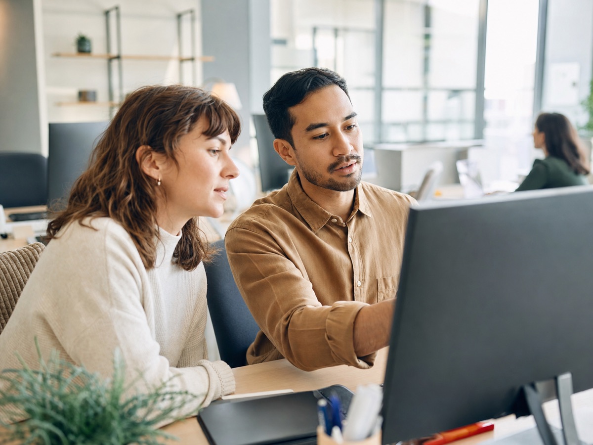 Team customer service che monitora gli ordini sulla piattaforma